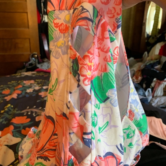 Kim Rogers lattice sleeve pkus size floral top. NWT .‎ Retail 48 - Picture 6 of 6